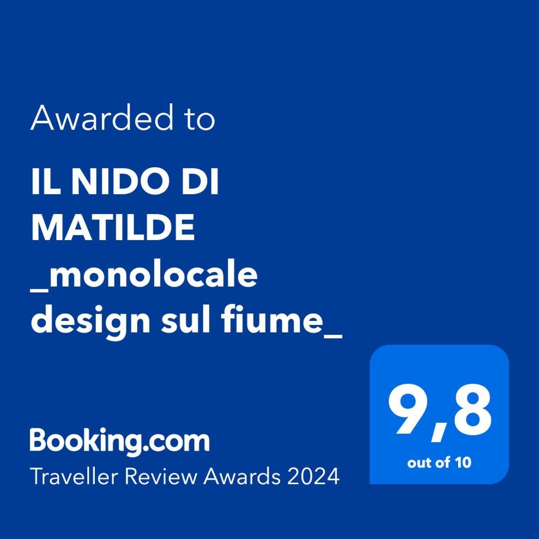 Il Nido Di Matilde _Monolocale Design Sul Fiume_ Leilighet Rossena Eksteriør bilde